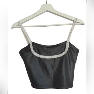 Criminal Damage London Cropped Top edgy streetwear aesthetic Bralette top Size M